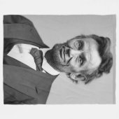 リンカーン大統領 フリースブランケット (正面(横))