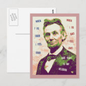 リンカーン宗教 ポストカード (正面/裏面)