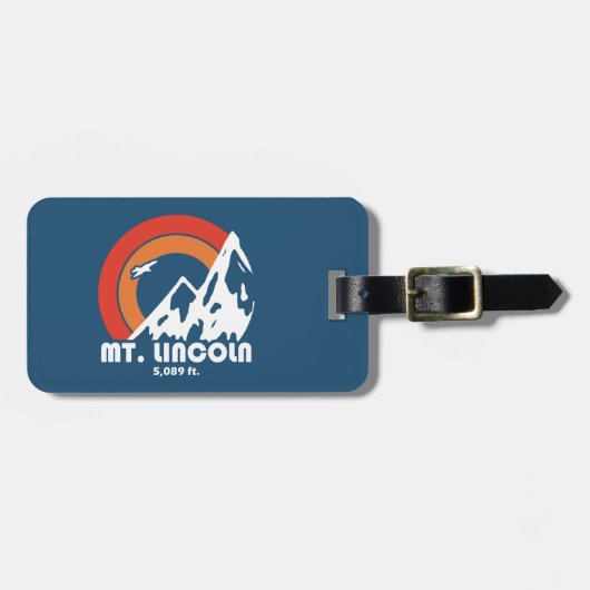 リンカーン山 ニューハンプシャー州 ソンイーグル ラゲッジタグ (正面横)