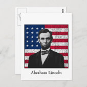 リンカーン州旗 ポストカード (正面/裏面)