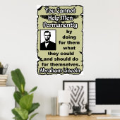 リンカーン救済：自分で！ ポスター (ホームオフィス)