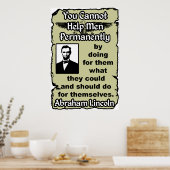 リンカーン救済：自分で！ ポスター (キッチン)