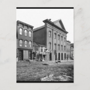 リンカーン時代のフォード劇場。ワシントンDC ポストカード