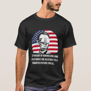 リンカーン未来的Vrフィクション引用文 Tシャツ