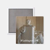 リンカーン横向き像磁石 マグネット (正面/裏面)