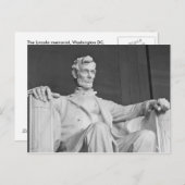 リンカーン記念はがき ポストカード (正面/裏面)