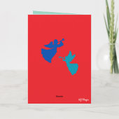 リンカーン記念クリスマス カード (裏面)