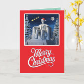 リンカーン記念クリスマス カード (黄色い花)