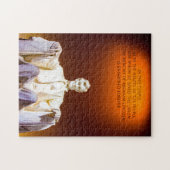 リンカーン記念ワシントン。 ジグソーパズル (横)