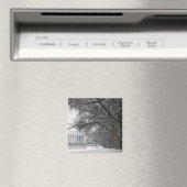 リンカーン記念冬雪 マグネット (インサイチュ (食洗機))