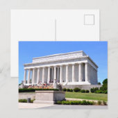 リンカーン記念堂 ワシントンDC 旅行 ポストカード (正面/裏面)