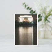 リンカーン記念夜反射 ポストカード (スタンド正面)