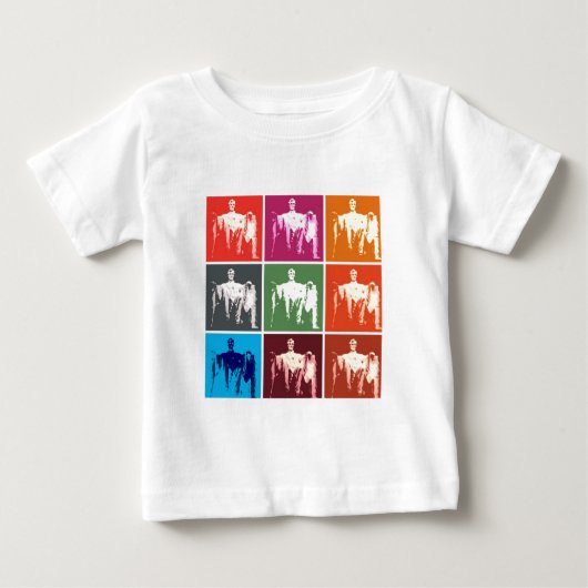 リンカーン記念抽象芸術 ベビーTシャツ (正面)