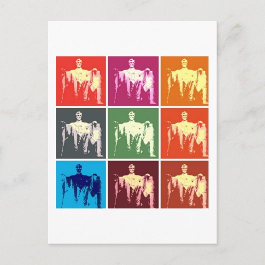 リンカーン記念抽象芸術 ポストカード (正面)