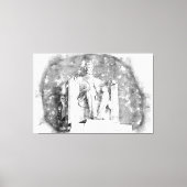 リンカーン記念水の色 キャンバスプリント (正面)