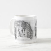 リンカーン記念水の色 コーヒーマグカップ (正面左)