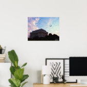 リンカーン記念油彩画ポスター ポスター (ホームオフィス)