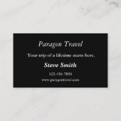 リンカーン記念碑 名刺 (裏面)