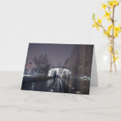 リンカーン記念館と記念ベトナムの退役軍人 カード (黄色い花)