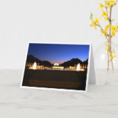 リンカーン記念館のノートまたは挨拶状 カード (黄色い花)