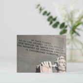 リンカーン記念館の名言 ポストカード (スタンド正面)