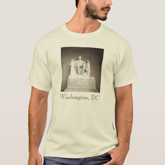 リンカーン記念館大人Tシャツ Tシャツ (正面)