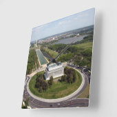 リンカーン記念館 スクエア壁時計 (傾斜)