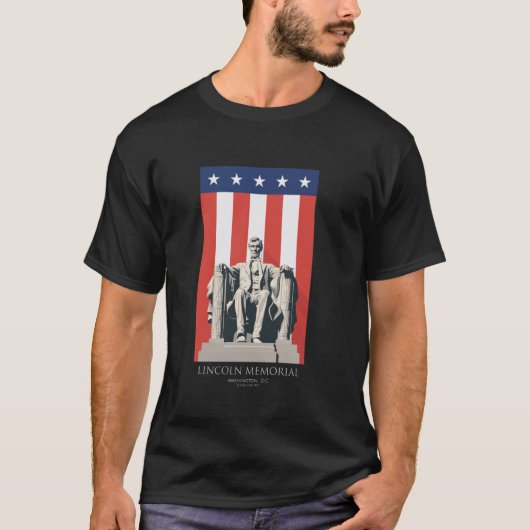 リンカーン記念館 ワシントンDC Tシャツ (正面)