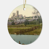 リンカーン都市眺め、リンカンシャー州、イギリス セラミックオーナメント (左)