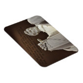 リンカーン銅像碑文、リンカーン記念碑 マグネット (右側)