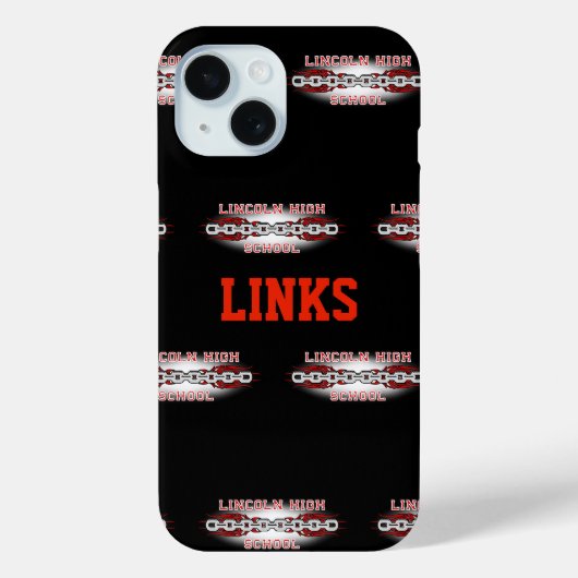 リンカーン高校リンクiPhone Xケース Case-Mate iPhoneケース (裏面)