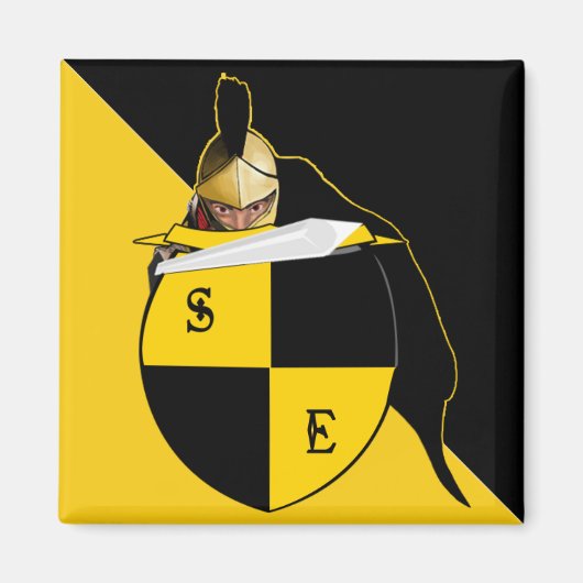 リンカーン高校騎士 マグネット (正面)