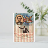 リンカーン100周年のお土産, 1908ヴィンテージ ポストカード (スタンド正面)