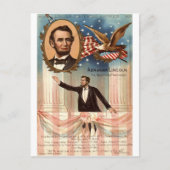 リンカーン100周年のお土産, 1908ヴィンテージ ポストカード (正面)