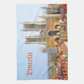 リンカーン、イギリス キッチンタオル (縦)