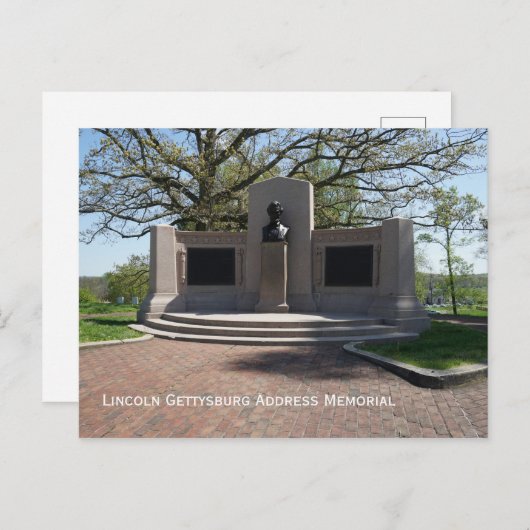 リンカーン・ゲティスバーグ演説記念館 ポストカード (正面/裏面)