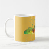 リンカーン、ネブラスカのスカイライン コーヒーマグカップ (左)