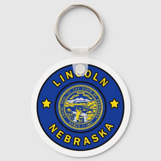 リンカーン・ネブラスカ キーホルダー (正面)