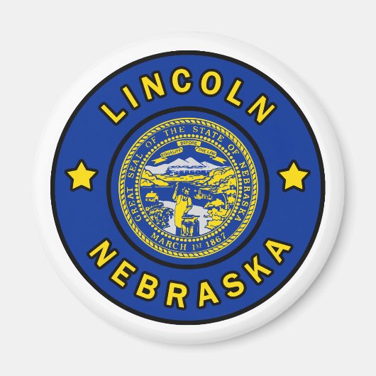 リンカーン・ネブラスカ マグネット (正面)