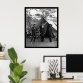 リンカーン、ピンカートン、マククレナン1862 ポスター (ホームオフィス)