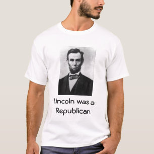 リンカーン、リンカーンは共和党員でした Tシャツ