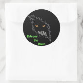 リンカーン・リンクス・ビースト・ステッカー ラウンドシール (バッグ)