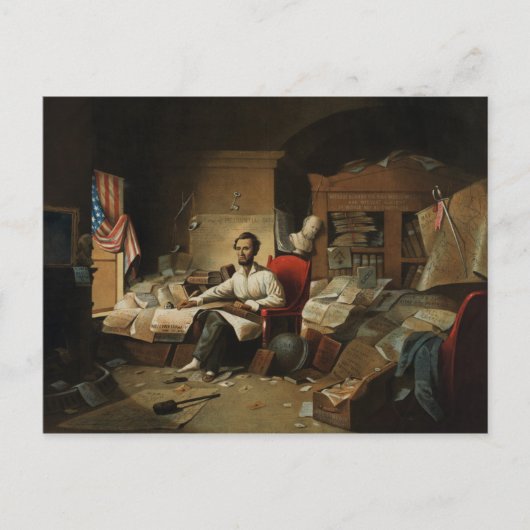 リンカーン&解放の宣言 ポストカード (正面)