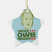 リンカーンChafeeの大統領2016年 セラミックオーナメント (右)