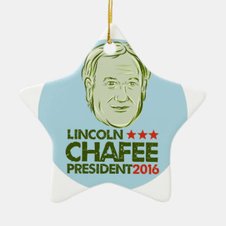 リンカーンChafeeの大統領2016年 セラミックオーナメント