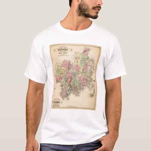 リンカーンCo、Sagadahoc Co Tシャツ (正面)