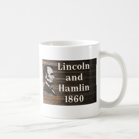 リンカーンHamlin 1860年 コーヒーマグカップ (右)
