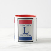 リンカーンHIghway，米国ルート30 マグカップ (中央)