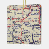 リンカーンNEヴィンテージマップ セラミックオーナメント (左)