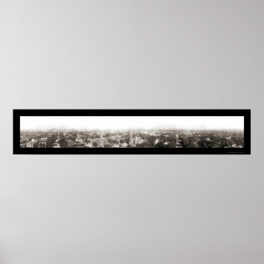 リンカーンNE通り写真1908 ポスター (正面)